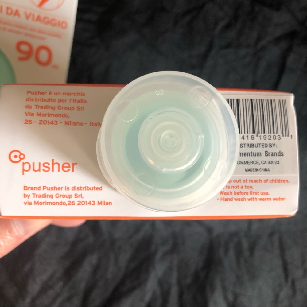 Set of 2 Trippy Silicone No Drip Cosmetic Travel Squeeze Tube: 3 oz & 2 oz BLUE - Picture 5 of 9